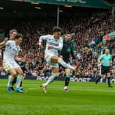 GOAL: Rodrigo opens the scoring for Leeds United