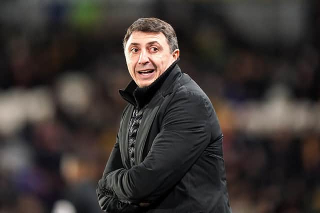 Shota Arveladze: Hull City head coach saw his side extend their unbeaten away run to four games at St Andrew’s. (Picture: PA)