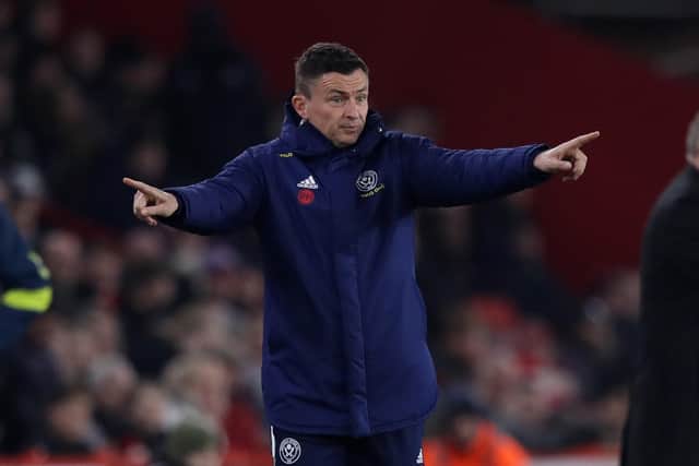 Paul Heckingbottom, manager of Sheffield United. Picture: Isaac Parkin / Sportimage