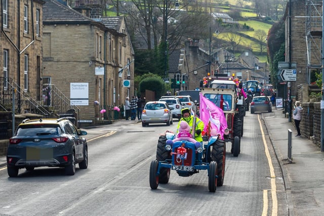 The event was the brainchild of Adam Ogden, director of Turner Brothers garage in Holmfirth, and his wife Hannah Ogden