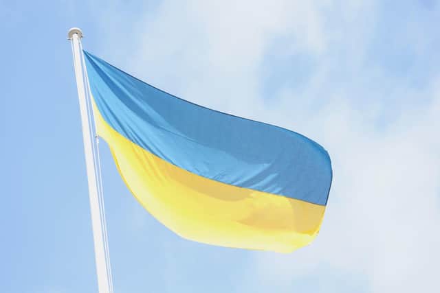 The Ukraine flag. Picture: David Parry/PA Wire.