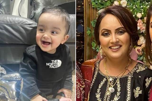 Mona Rehman and her son, Abdul