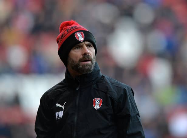 Paul Warne, Rotherham United manager. Picture Bruce Rollinson