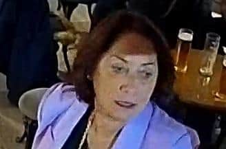 One of three women being sought by police investigating a bar brawl in Harrogate.