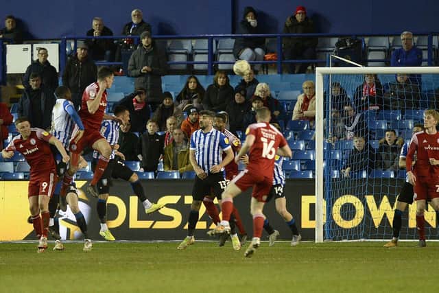 FRUSTRATION: For Sheffield Wednesday as they drew 1-1 with Accrington Stanley on Tuesday night. Picture: Steve Ellis.