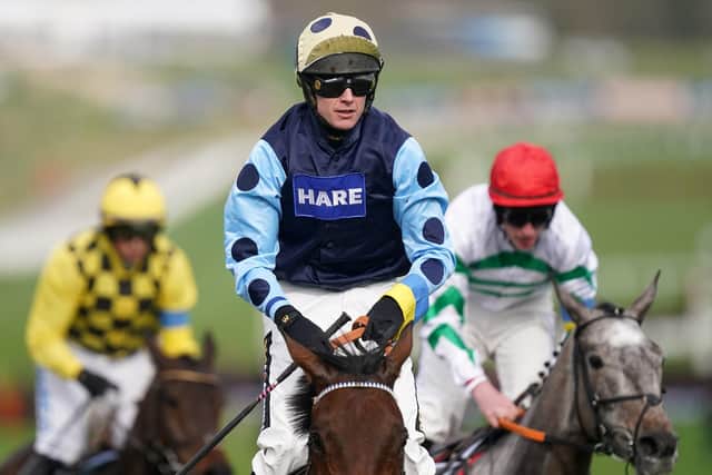 Edwardstone ridden by Tom Cannon after winning the Sporting Life Arkle Challenge Trophy Novices' Chase during day one of the Cheltenham Festival at Cheltenham Racecourse.