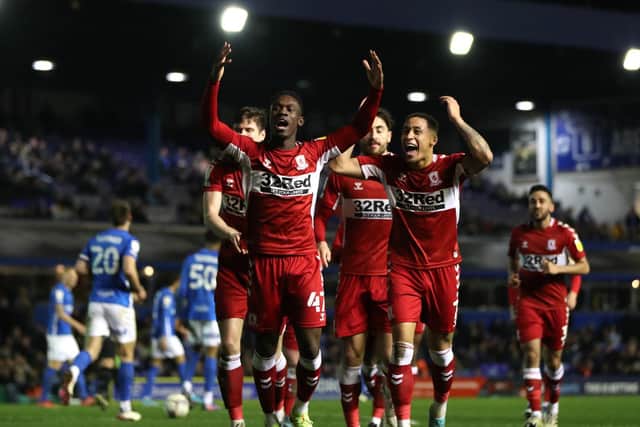 MIDDLESBROUGH: Kept their play-off bid on track with victory in Birmingham on Tuesday. Picture: Bradley Collyer/PA Wire.