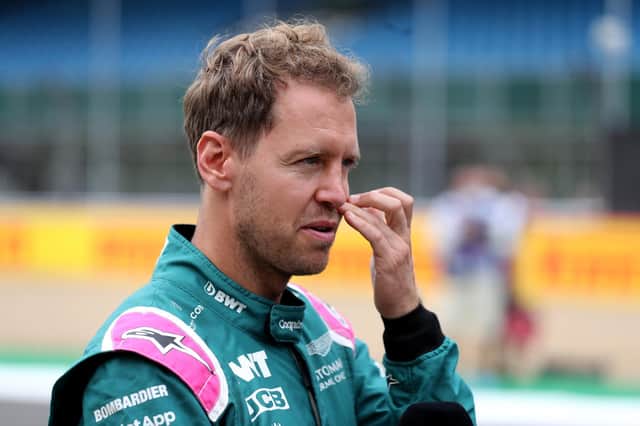 POSITIVE TEST: For Aston Martin's Sebastian Vettel. Picture: Bradley Collyer/PA Wire.