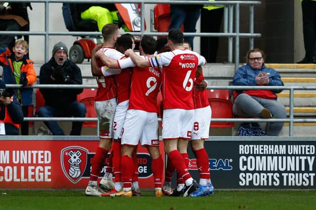 LEAGUE LEADERS: Rotherham United. Picture: Will Matthews/PA Wire.
