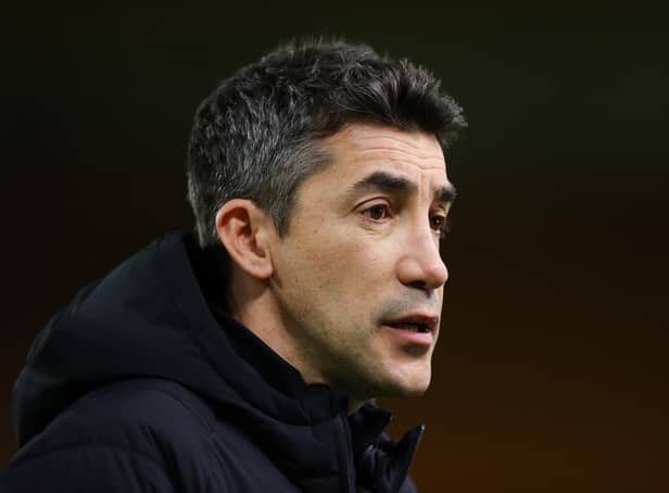 BRUNO LAGE: The Wolves manager will be without three players on Friday night. Picture: Getty Images.