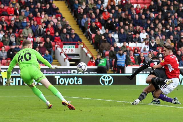 LAST TIME: Lys Mousset scored twice as Sheffield United beat Barnsley 3-2 at Oakwell in October. Picture: Nigel French/PA Wire.
