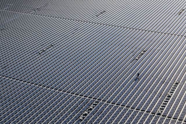 A solar plant in Japan. Picture: Photo by Carl Court/Getty Images.