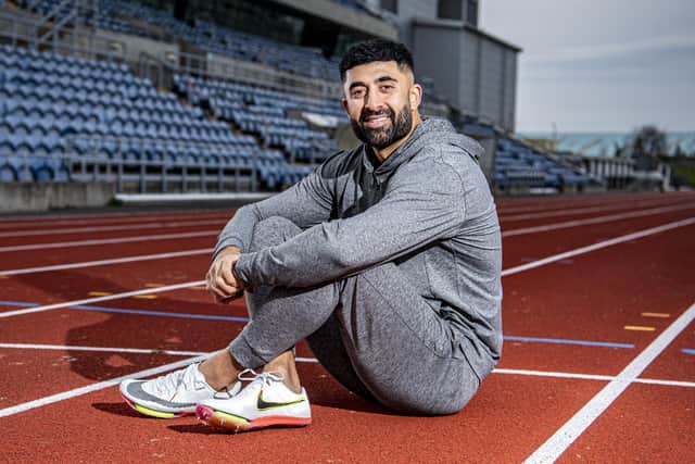 Morley sprinter Umar Hameed will take part in the World indoor Championships this weekend. Picture: Tony Johnson.