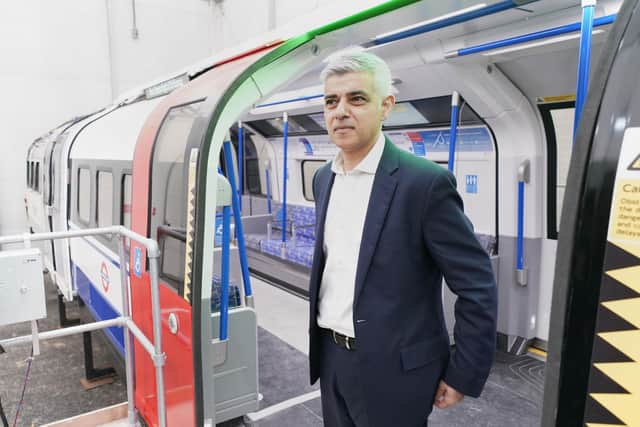 Mayor of London Sadiq Khan at the new Siemens factory