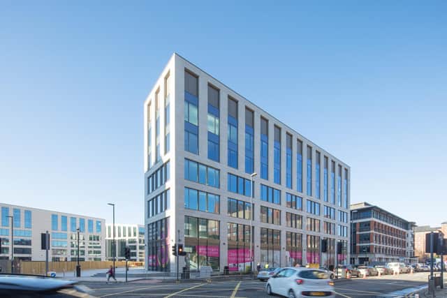 Wates Construction is working on two buildings at Wellington Place in Leeds hailed as ‘the most sustainable buildings in Yorkshire’.