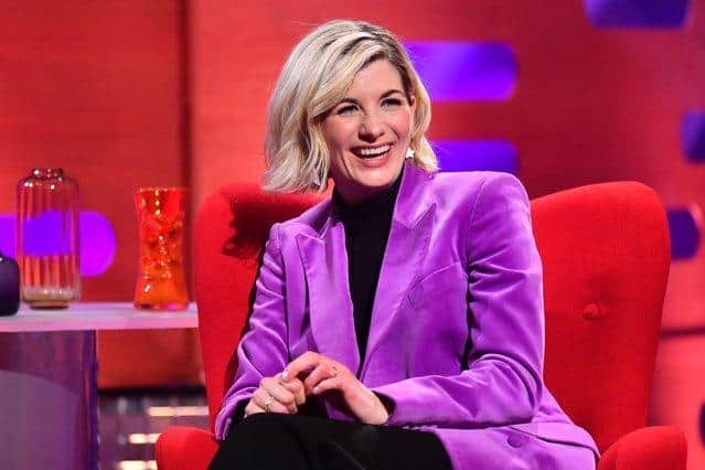 Jodie Whittaker during the filming for the Graham Norton Show in October 2021