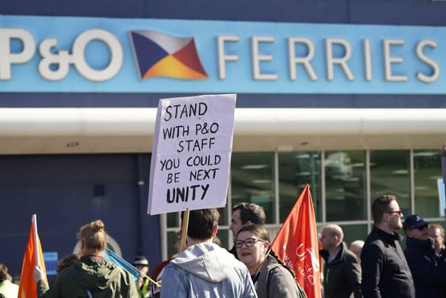 Another round of protests took place over the weekend after P&O Ferries sacked 800 staff and tried to replace them with agency workers on as little as £1.82 an hour.