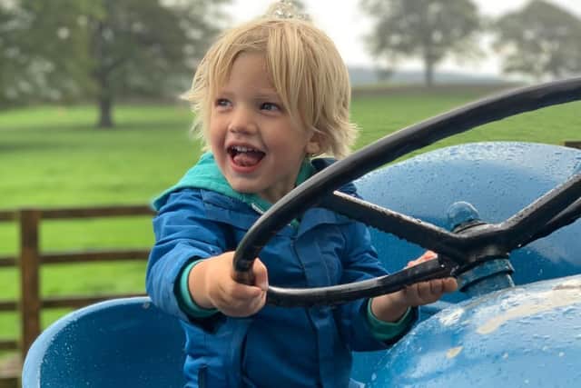 Seb Collins faces challenges throughout the day, from speech and making himself understood to mobility, pain, fatigue, struggling with grip and balance say his family after he was starved of oxygen at birth and developed cerebral palsy.