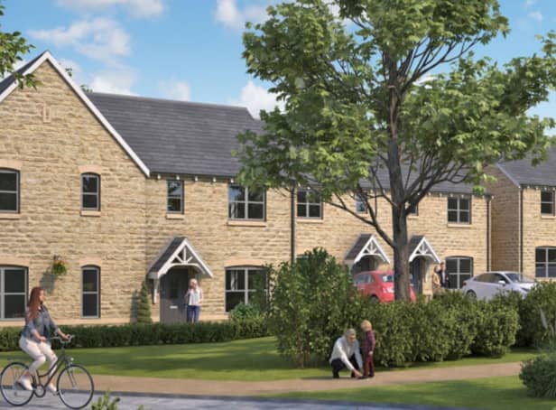 An artists impression of the homes Persimmon Homes wants to build in Silsden, West Yorkshire
