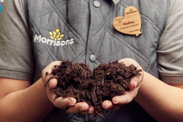Morrisons will phase out peat-based compost at its 497 stores and 303 garden centres across the UK by the end of the year, to help customers to garden more sustainably.