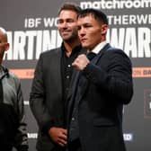 CHAMPION AND CHALLENGER: Josh Warrington, right, takes on Kiko Martinez for the IBF title on Saturday. Picture: Getty Images.