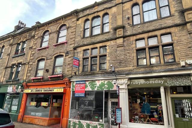 This shop with living accommodation on Market  Street, Hebden Bridge is on the market with Walker Singleton