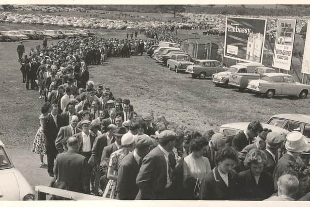 Queues at the Great Yorkshire Showground