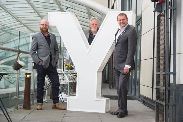 A number of giant 'Y' signs, similar to the one shown in this 2016 picture, are being auctioned off as part of the Welcome to Yorkshire asset sale.