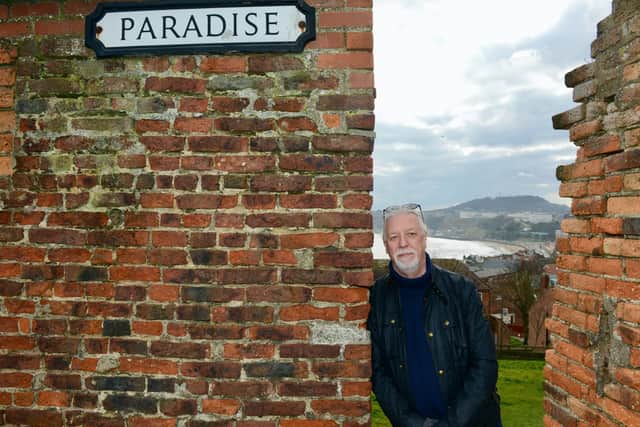 Archeologist John Oxley, pictured in the Paradise area of Scarborough's Old Town where it is hoped digs can explore. Image by Kane Cunningham.