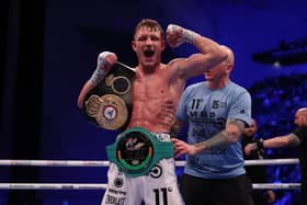 VICTORY: For Sheffield's Dalton Smith. Picture: Mark Robinson Photography/Matchroom.