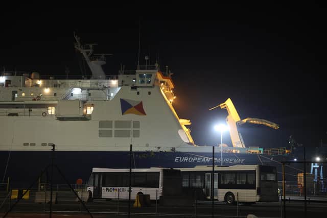 P&O's European Causeway ferry has been detained in Northern Ireland