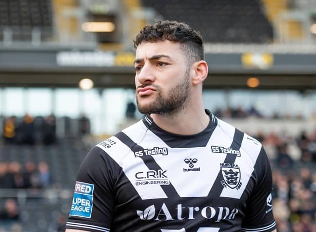 STRONG DISPLAY: Jake Connor scored twice in Hull FC's win over Sheffield. Picture: Allan McKenzie/SWpix.com