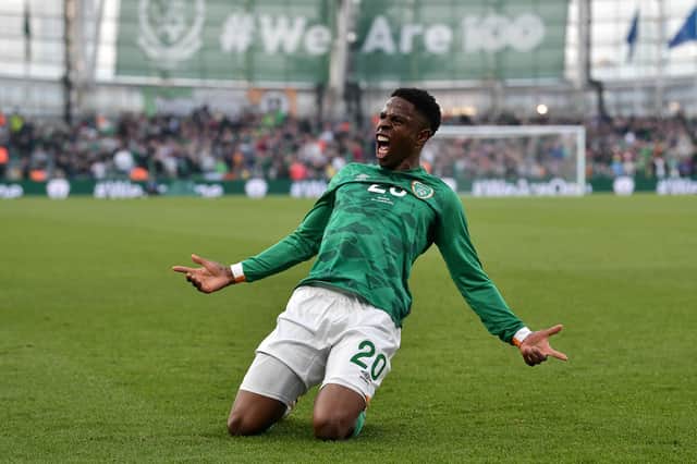 DELIGHT: For Chiedozie Ogbene. Picture: Getty Images.