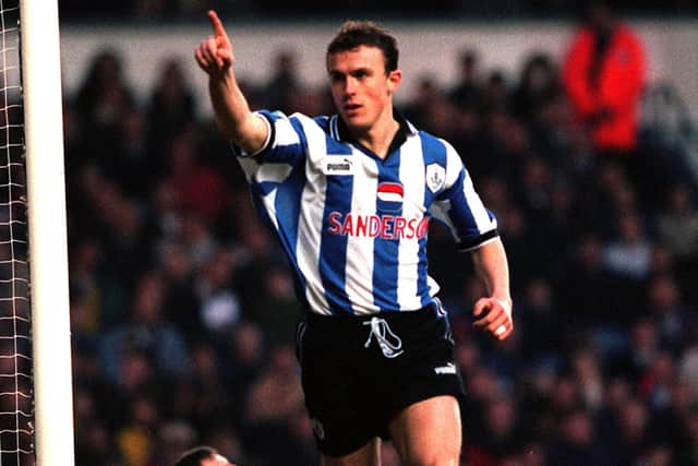 Jon Newsome during his Sheffield Wednesday playing days
