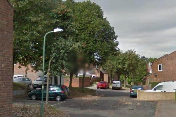 The postwoman was attacked by a dog in Hill Top Crescent in Sheffield