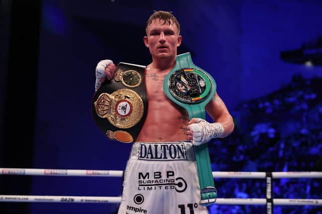 ON THE UP: Dalton Smith. Picture: Mark Robinson/Matchroom Boxing.