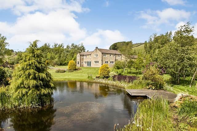 This modern country house has five bedroom and extends to over 4,00 square feet. It has been carefully renovate over the past five years and has a host of eco-friendly, energy generating and energy saving features