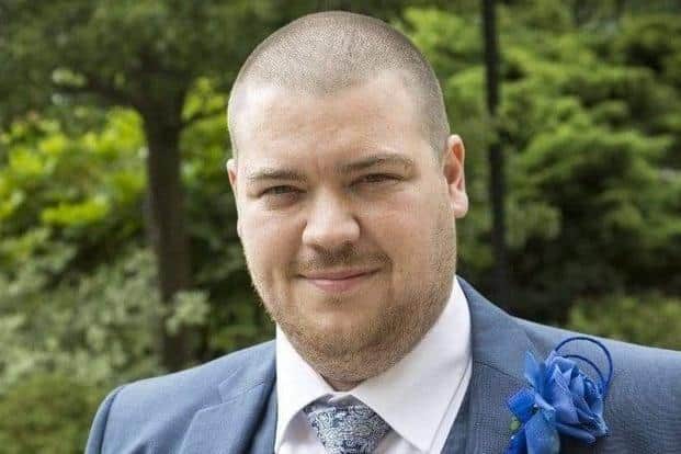 'Gentle giant' Adam Cumpsty was just 30-years-old when he died, after being hit by a speeding car on Broad Street, Parkgate in Rotherham in April 2019