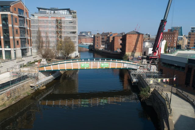 Expected to be open to the public later this summer once associated work has been completed, the bridge will be used by pedestrians and cyclists and will be one of the newest key elements of the ambitious South Bank regeneration programme.