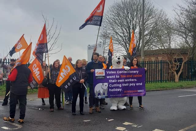 Bosses at Valeo Confectionary York, which produces Fox’s Glacier Mints as well as sweets for Marks and Spencer, have told staff  they will be fired and re-hired unless they agree to a new contract which reduces their holiday and pay according to union GMB.