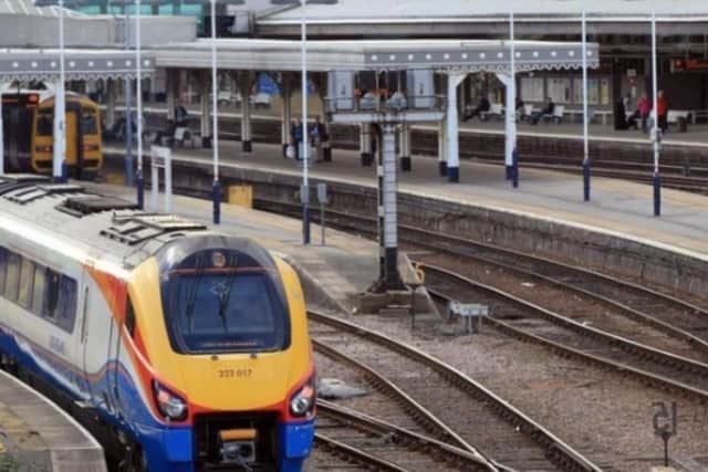 A group of men were racially abused on a service travelling between Manchester and Sheffield, at around 5.45pm on Tuesday March 22.