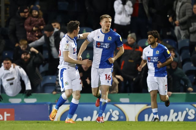 The Blackburn centre-back, middle, has played every minute of league football for the club since the beginning of November.
