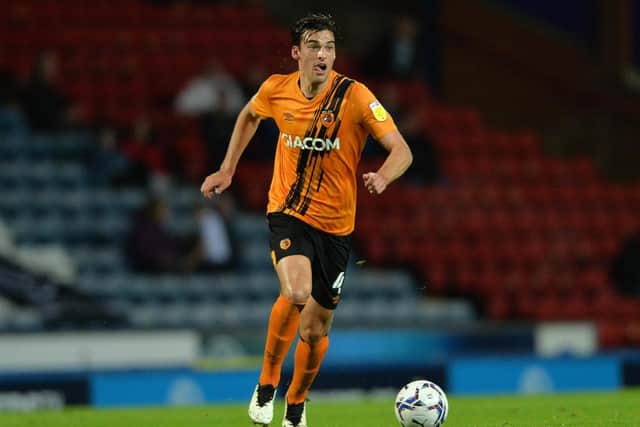 Jacob Greaves in action for Hull City earlier this season (Picture: Bruce Rollinson)