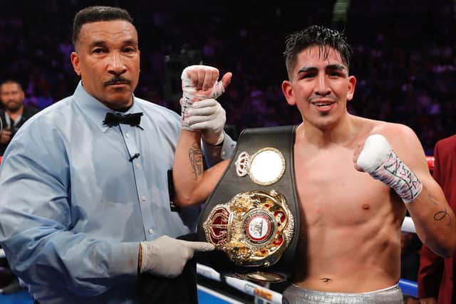 LEO SANTA CRUZ: Is the WBA super featherweight champion. Picture: Getty Images.
