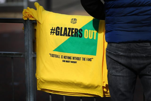 The Glazers are the least popular owners in the Premier League with their management of the club angering Man United supporters.