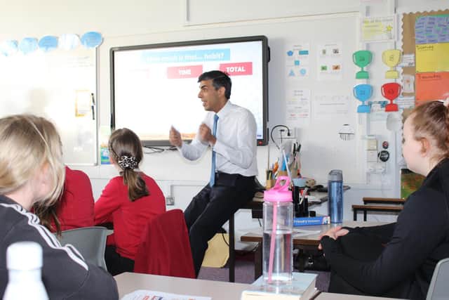 Rishi Sunak spoke to the class about the role of Chancellor.