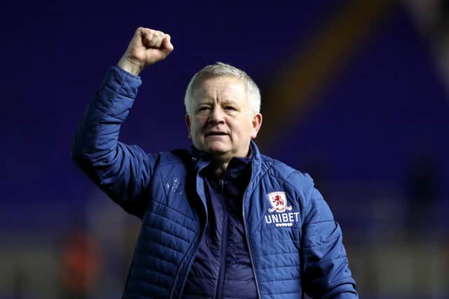 Middlesbrough manager Chris Wilder Picture: Bradley Collyer/PA