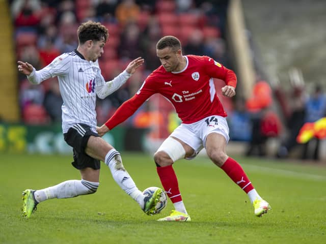 MAKE IT COUNT: Carlton Morris is determined Barnsley get the right result against relegation rivals Reading Picture: Tony Johnson