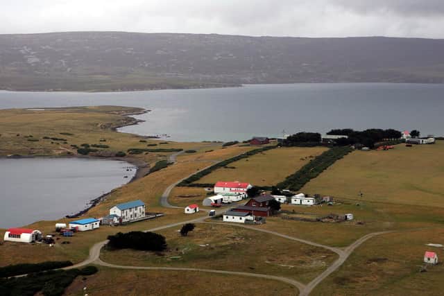 Library image of  San Carlos, on the Falkland Islands