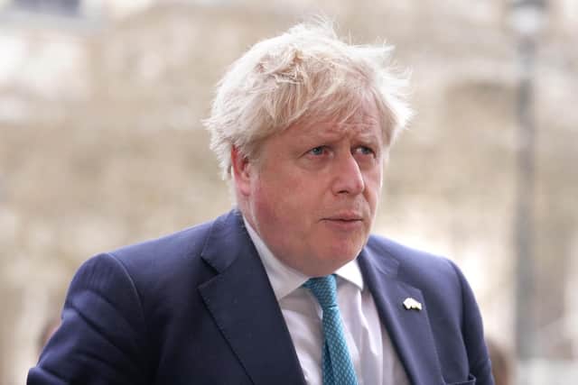 Prime Minister Boris Johnson in London last week